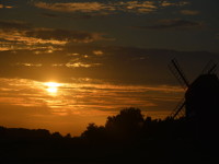 Sonnenuntergang über Altbelgern