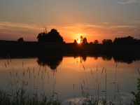 Sonnenuntergang im Juni