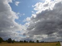 Wolkenhimmel im Juli