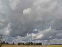 Wolkenhimmel im September