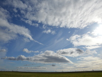 Wolken, Sonne und Wasser