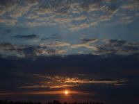 Sonnenuntergang im Juni