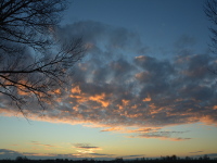 Sonnenaufgang im Januar