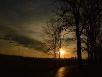 Sonnenaufgänge im Februar