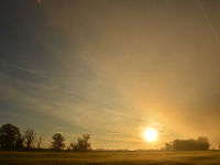 Sonnenaufgang im Nebel