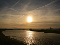 Leichtes Hochwasser