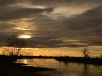 Sonne-Wolkenspiel