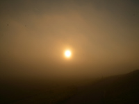 Sonnenaufgang im Nebel