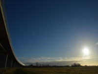 Sonnenaufgang an der Mühlberger Brücke